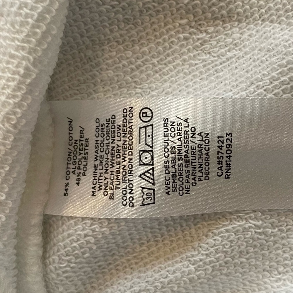 Lou & Grey On Island Time Sweatshirt White Graphics Size Medium - Picture 8 of 9